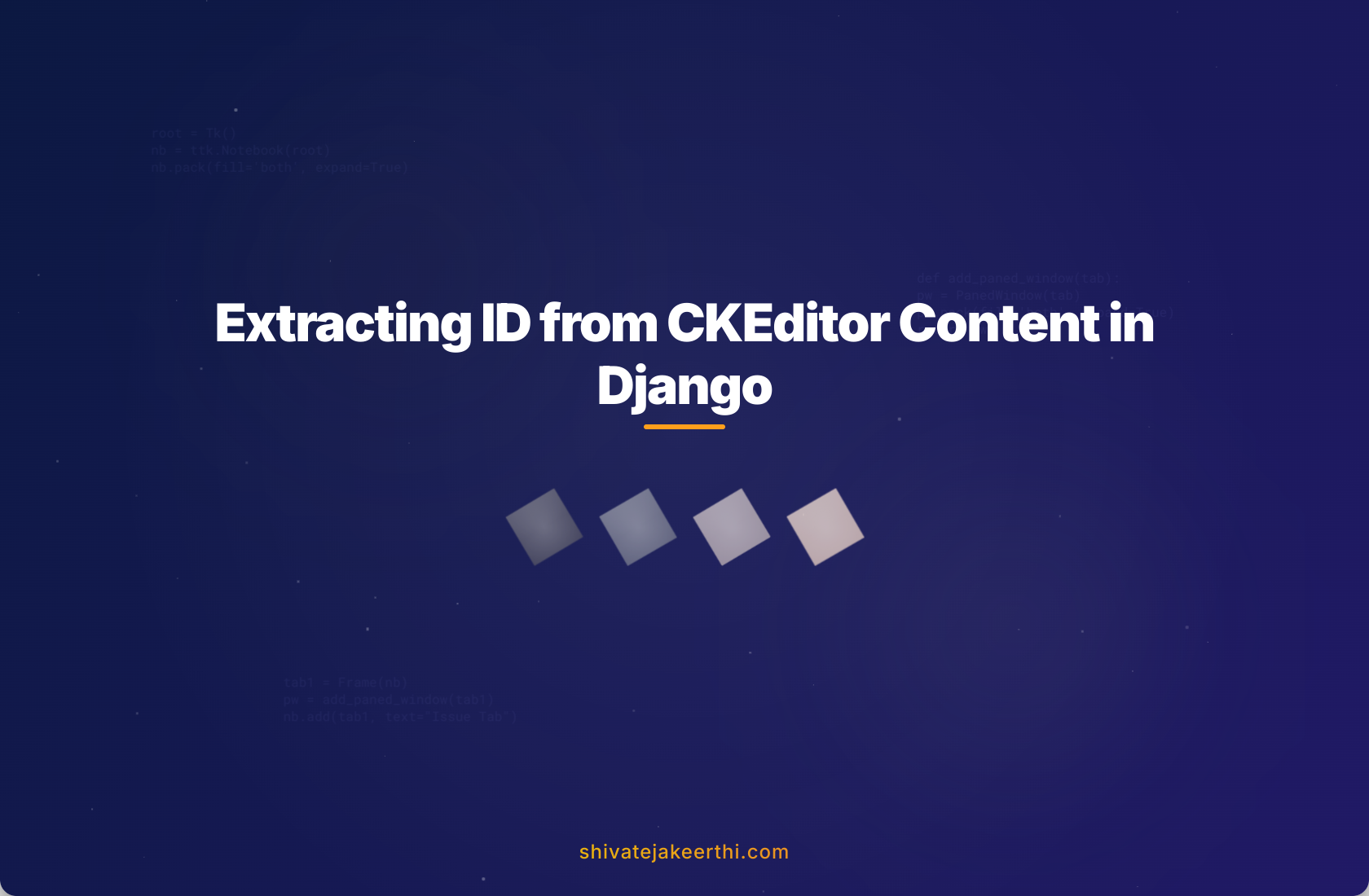 Extracting ID from CKEditor Content in Django