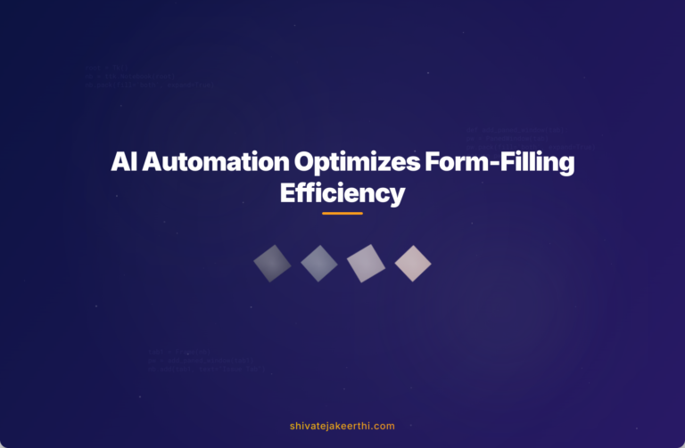 AI Automation Optimizes Form-Filling Efficiency