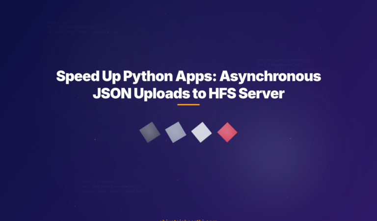 Asynchronous File Upload to HFS Server Without Saving Locally