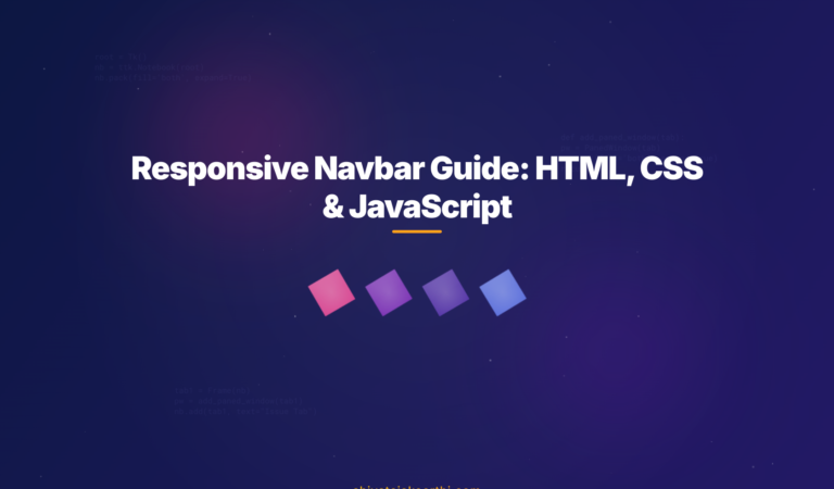Build a Responsive Navbar with JavaScript