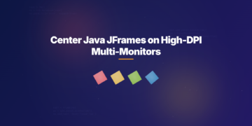 Center Java JFrames on High-DPI Multi-Monitors
