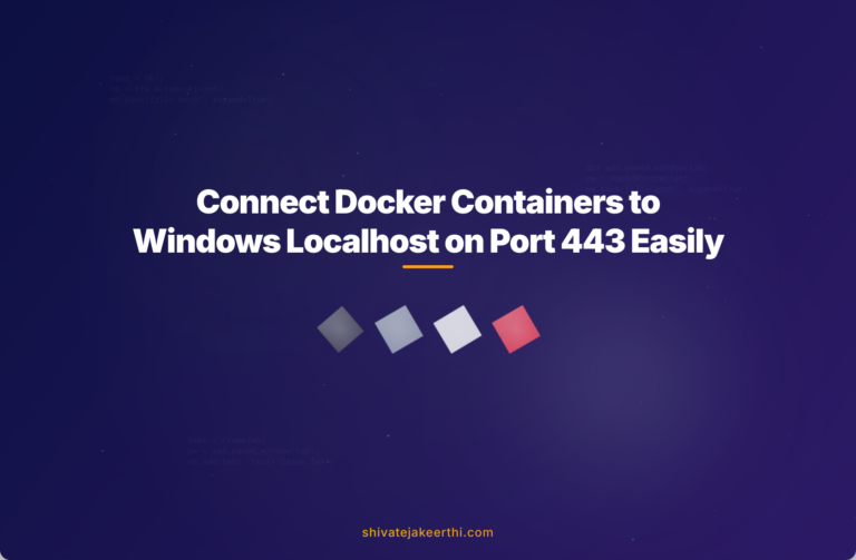 Connect Docker Containers to Windows Localhost on Port 443 Easily