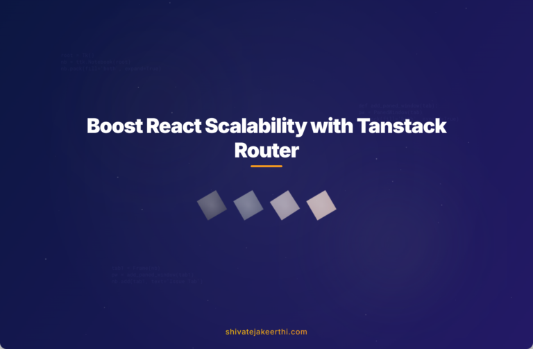 Boost React Scalability with Tanstack Router