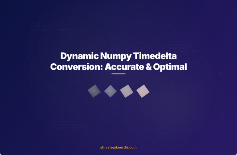 Dynamic Numpy Timedelta Conversion: Accurate & Optimal