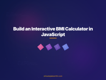 Build an Interactive BMI Calculator in JavaScript