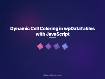 Dynamic Cell Coloring in wpDataTables with JavaScript