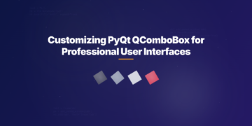 Customizing PyQt QComboBox for Professional User Interfaces