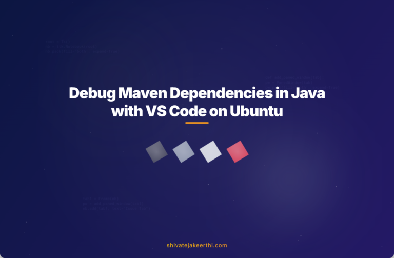 Debug Maven Dependencies in Java with VS Code on Ubuntu