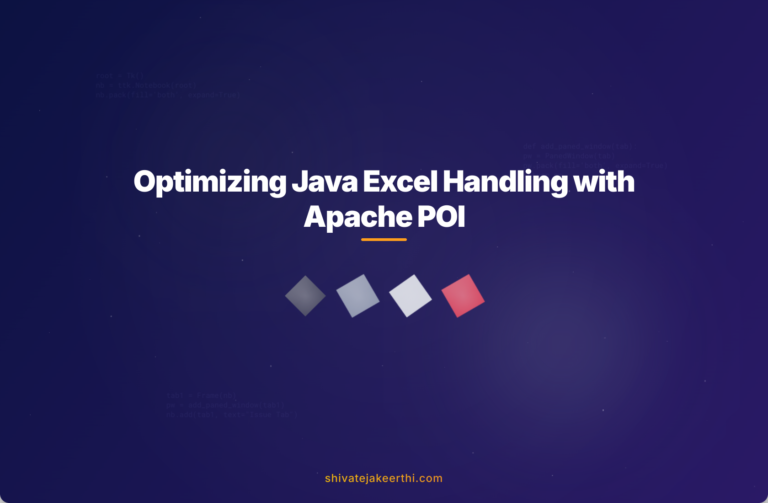 Optimizing Java Excel Handling with Apache POI