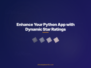 Enhance Your Python App with Dynamic Star Ratings
