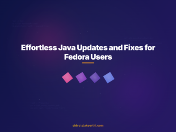 Effortless Java Updates and Fixes for Fedora Users