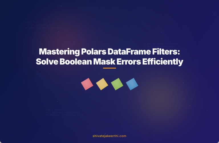 Mastering Polars DataFrame Filters: Solve Boolean Mask Errors Efficiently