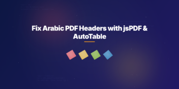 Fix Arabic PDF Headers with jsPDF & AutoTable