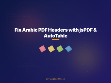 Fix Arabic PDF Headers with jsPDF & AutoTable