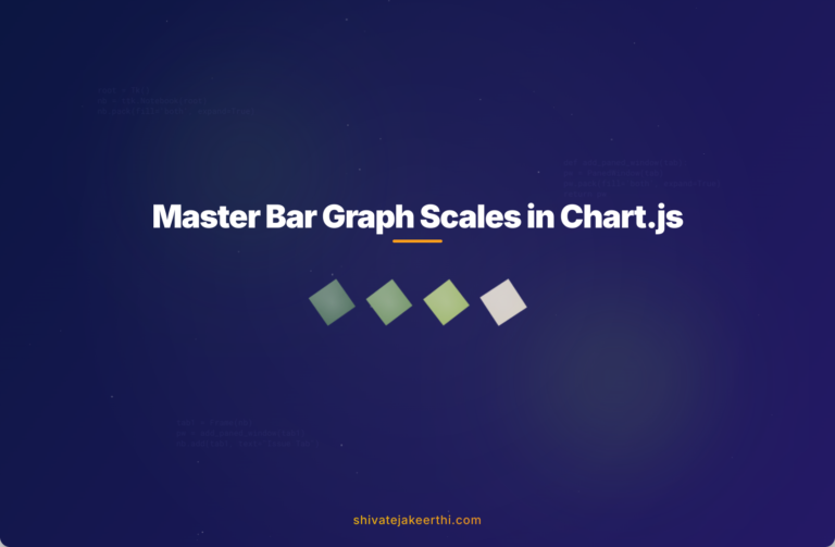 Master Bar Graph Scales in Chart.js