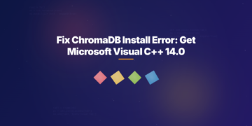 Fix ChromaDB Install Error: Get Microsoft Visual C++ 14.0