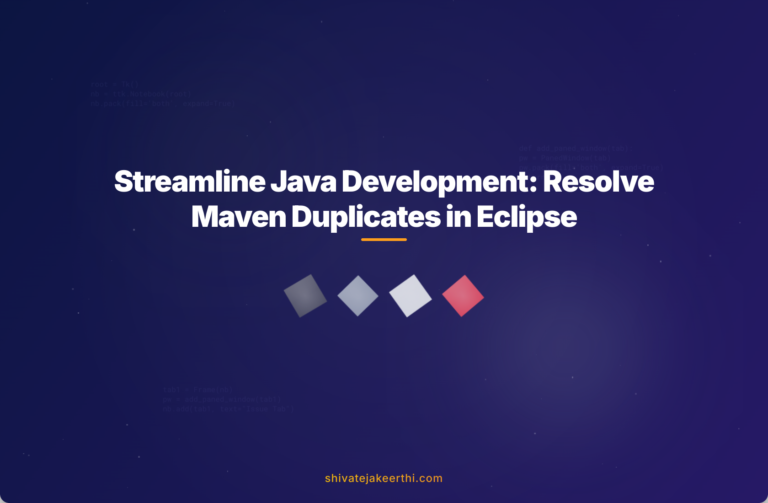 Streamline Java Development: Resolve Maven Duplicates in Eclipse