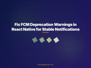 Fix FCM Deprecation Warnings in React Native for Stable Notifications