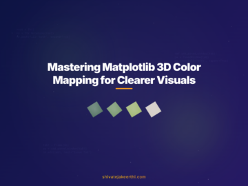 Mastering Matplotlib 3D Color Mapping for Clearer Visuals