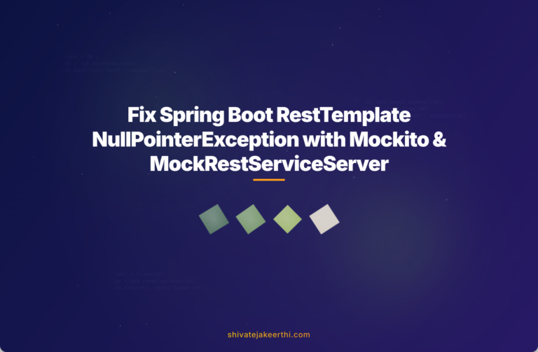 Fix Spring Boot RestTemplate NullPointerException with Mockito & MockRestServiceServer
