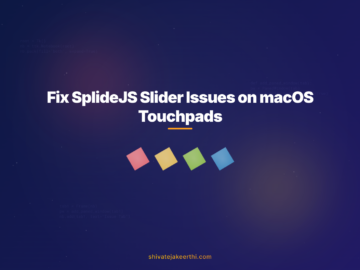 Fix SplideJS Slider Issues on macOS Touchpads