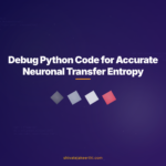 Debug Python Code for Accurate Neuronal Transfer Entropy