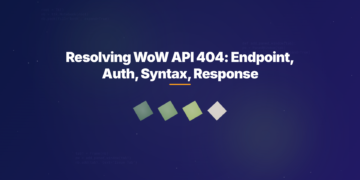 Resolving WoW API 404: Endpoint, Auth, Syntax, Response