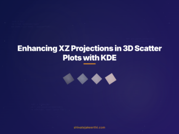 Enhancing XZ Projections in 3D Scatter Plots with KDE