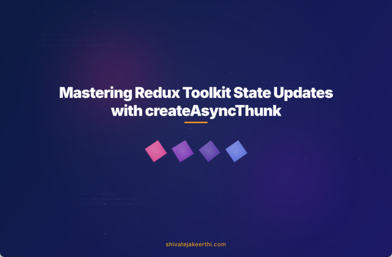 Mastering Redux Toolkit State Updates with createAsyncThunk