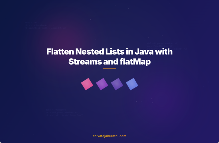 Flatten Nested Lists in Java with Streams and flatMap
