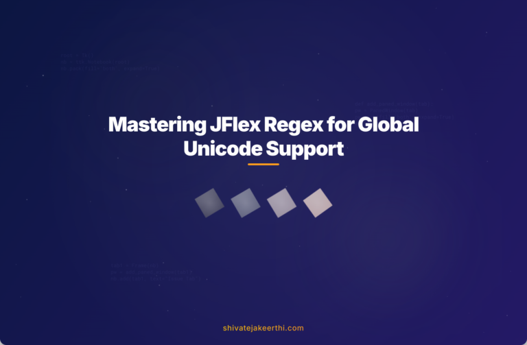 Mastering JFlex Regex for Global Unicode Support