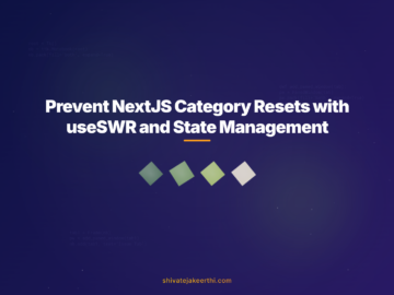 Prevent NextJS Category Resets with useSWR and State Management