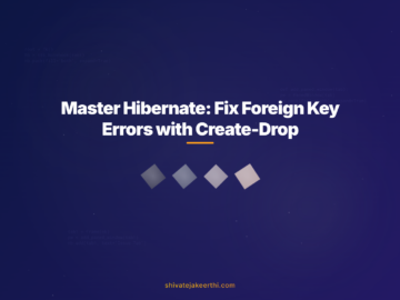 Master Hibernate: Fix Foreign Key Errors with Create-Drop