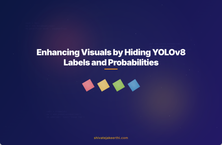 Enhancing Visuals by Hiding YOLOv8 Labels and Probabilities