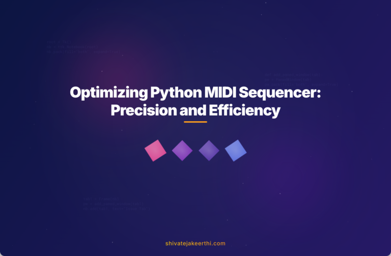 Optimizing Python MIDI Sequencer: Precision and Efficiency