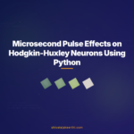 Microsecond Pulse Effects on Hodgkin-Huxley Neurons Using Python