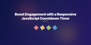 Boost Engagement with a Responsive JavaScript Countdown Timer