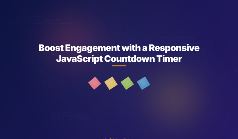 How to Build a Countdown Timer in JavaScript