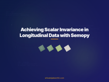 Achieving Scalar Invariance in Longitudinal Data with Semopy
