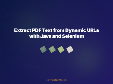 Extract PDF Text from Dynamic URLs with Java and Selenium
