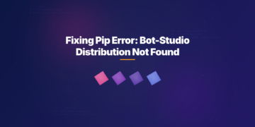 Fixing Pip Error: Bot-Studio Distribution Not Found