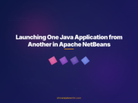 Launching One Java Application from Another in Apache NetBeans