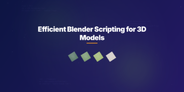 Efficient Blender Scripting for 3D Models