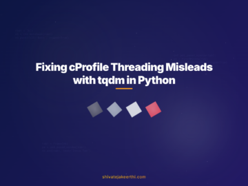 Fixing cProfile Threading Misleads with tqdm in Python