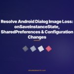 Resolve Android Dialog Image Loss: onSaveInstanceState, SharedPreferences & Configuration Changes