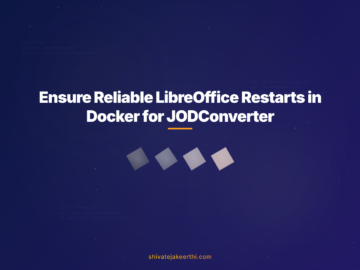 Ensure Reliable LibreOffice Restarts in Docker for JODConverter