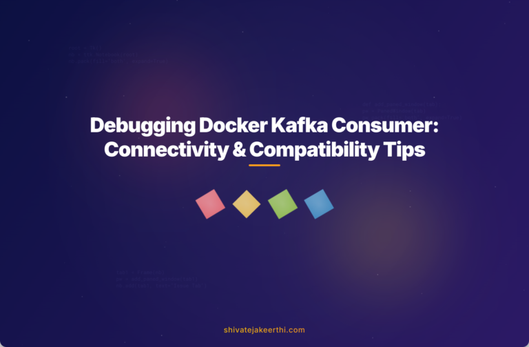 Debugging Docker Kafka Consumer: Connectivity & Compatibility Tips