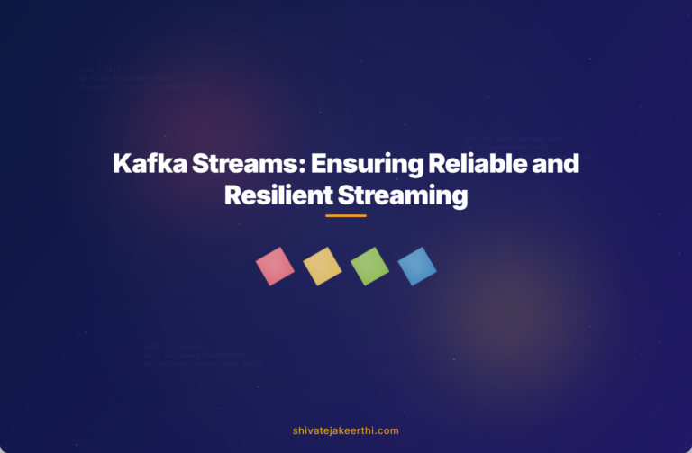 Kafka Streams: Ensuring Reliable and Resilient Streaming