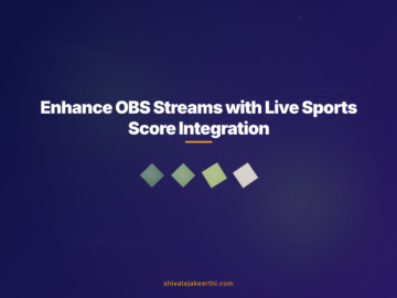 Enhance OBS Streams with Live Sports Score Integration
