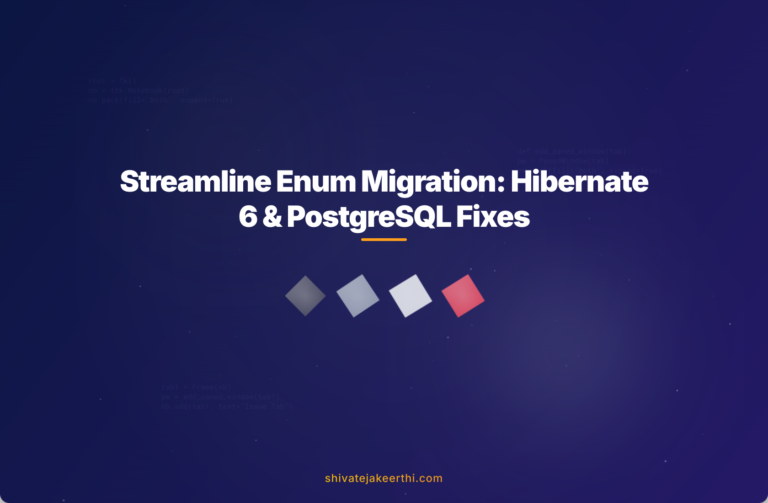 Streamline Enum Migration: Hibernate 6 & PostgreSQL Fixes